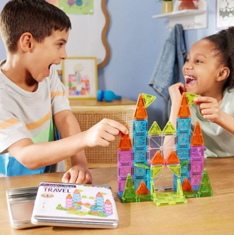 Magna-Tiles Magna-Tiles MicroMags Travelset Deluxe (254055TS-CDU) - SPADT - speelgoed met advies