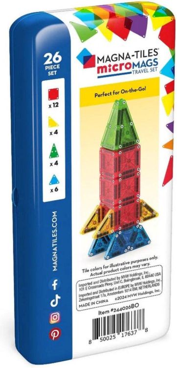 Magna-Tiles Magna-Tiles MicroMags Travelset (244026BO) - SPADT - speelgoed met advies