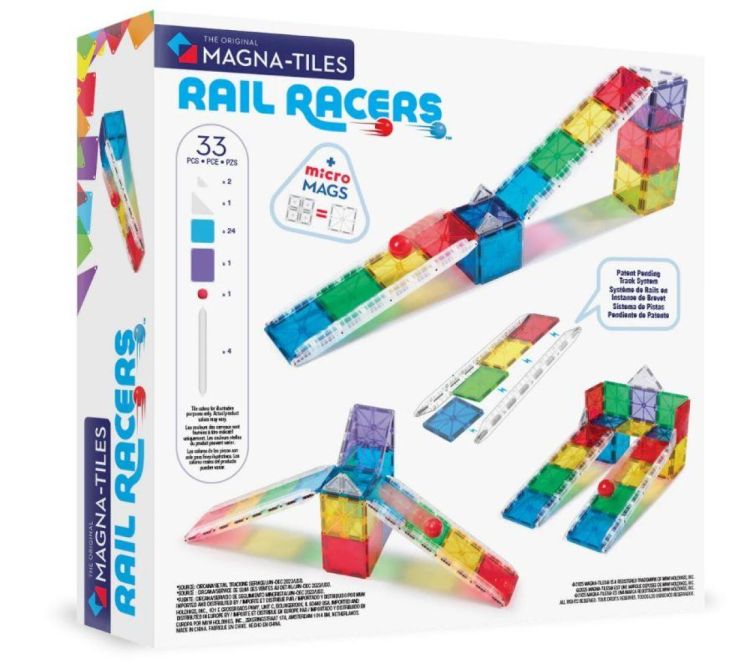 Magna-Tiles Magna-Tiles Rail Racers (251033RR) - SPADT - speelgoed met advies