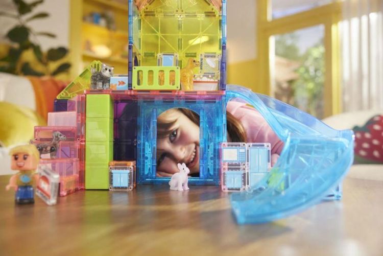 Magna-Tiles Magna-Tiles Speelhuis Huisdieren (252050PP) - SPADT - speelgoed met advies