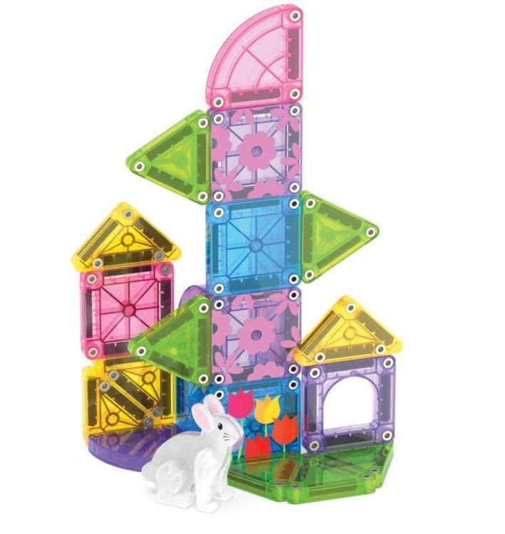 Magna-Tiles Magna-Tiles Spring Garden Travelset (264024SG) - SPADT - speelgoed met advies