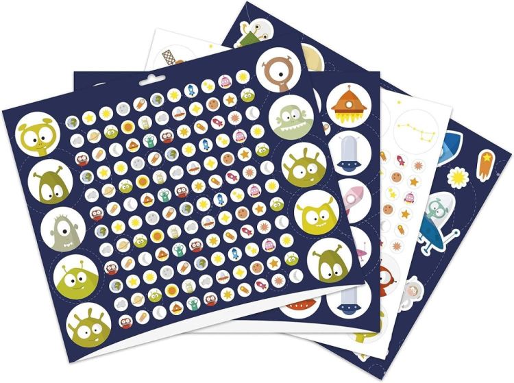 Maildor Maxi Stickerboek 'Ruimte' (AE174C) - SPADT - speelgoed met advies