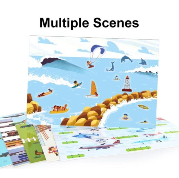 Mideer Herbruikbare Stickers Fun Life (MD1014) - SPADT - speelgoed met advies