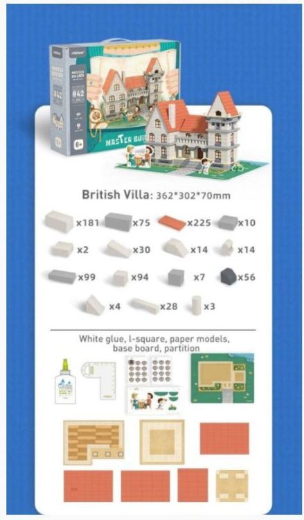 Mideer Meesterbouwer Britse Villa (MD4157) - SPADT - speelgoed met advies