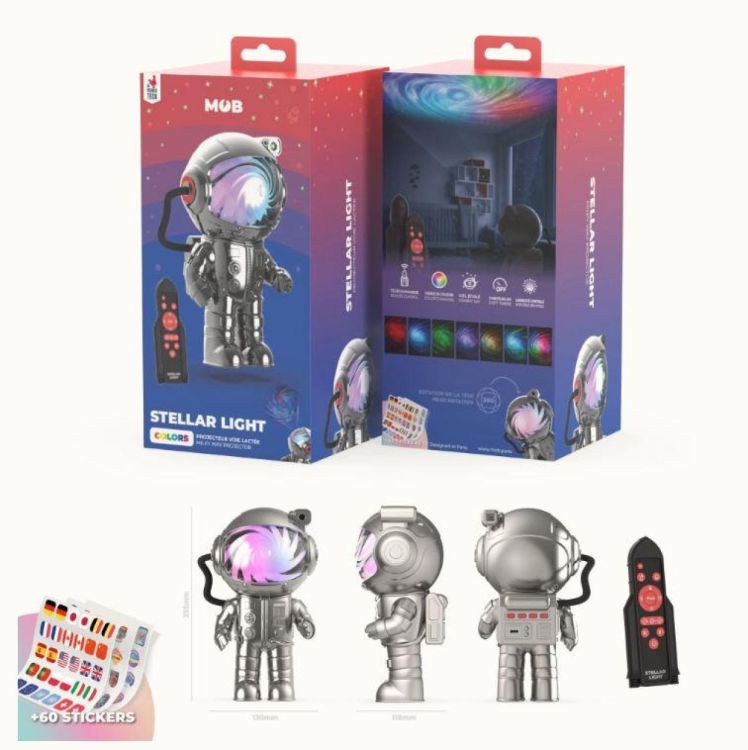 MOB, Mobility on Board Stellar Light Projector Gun Metal (STE-LHT-02) - SPADT - speelgoed met advies