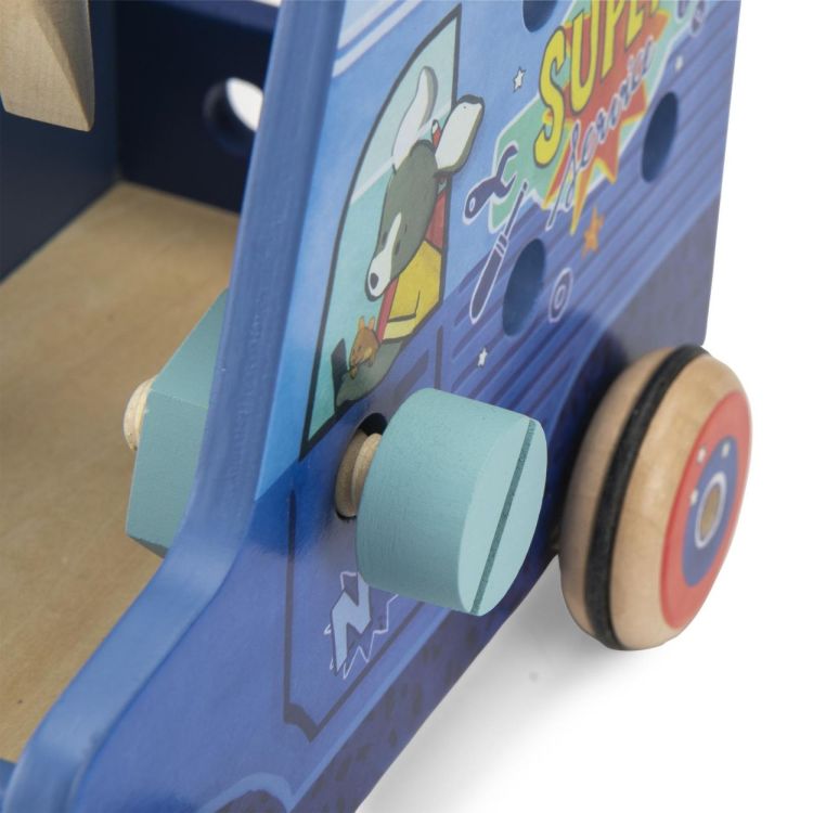 Moulin Roty Activiteiten Camionette Bricoleur Puce & Pilou (684373) - SPADT - speelgoed met advies