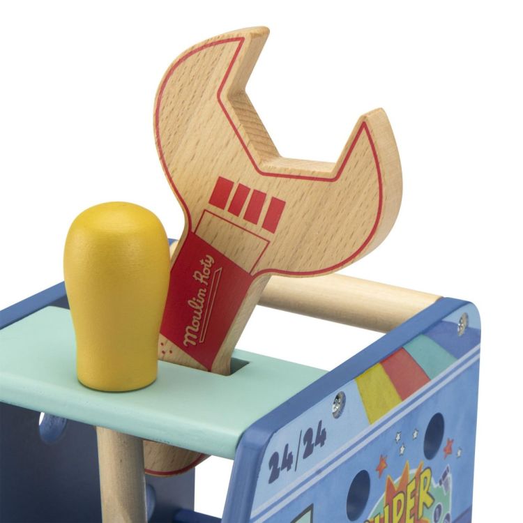 Moulin Roty Activiteiten Camionette Bricoleur Puce & Pilou (684373) - SPADT - speelgoed met advies