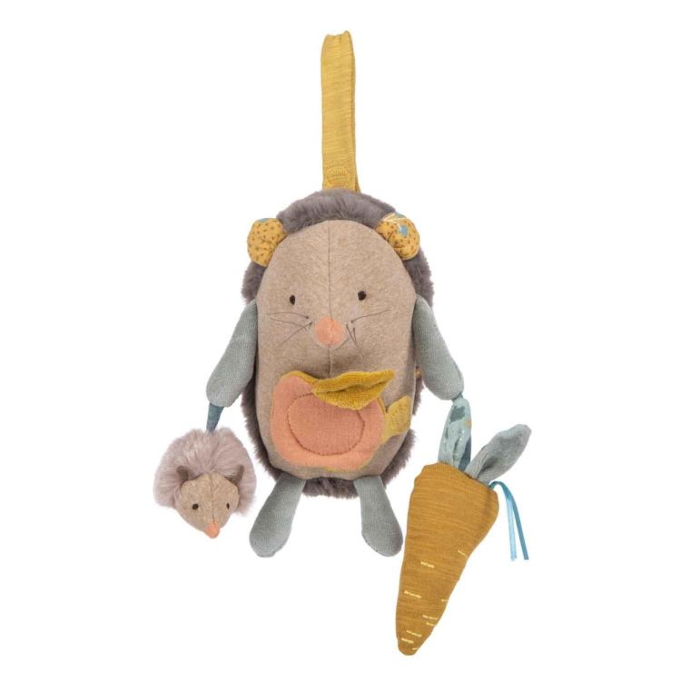 Moulin Roty Activiteitenknuffel 'Egel' Trois Petits Lapins (678075) - SPADT - speelgoed met advies