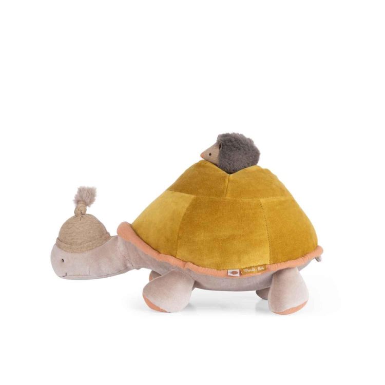 Moulin Roty Activiteitenknuffel 'Zeeschildpad' Trois Petits Lapins (678078) - SPADT - speelgoed met advies