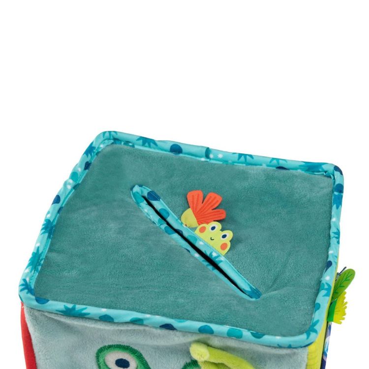 Moulin Roty Grote activiteitenblok van stof La mare aux grenouilles (689092) - SPADT - speelgoed met advies