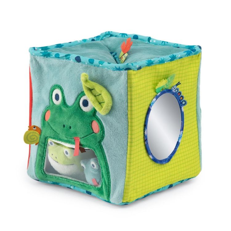 Moulin Roty Grote activiteitenblok van stof La mare aux grenouilles (689092) - SPADT - speelgoed met advies