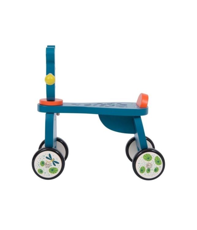 Moulin Roty Houten Loopfiets/Vierwieler Panter 'Dans la Jungle' (668740) - SPADT - speelgoed met advies