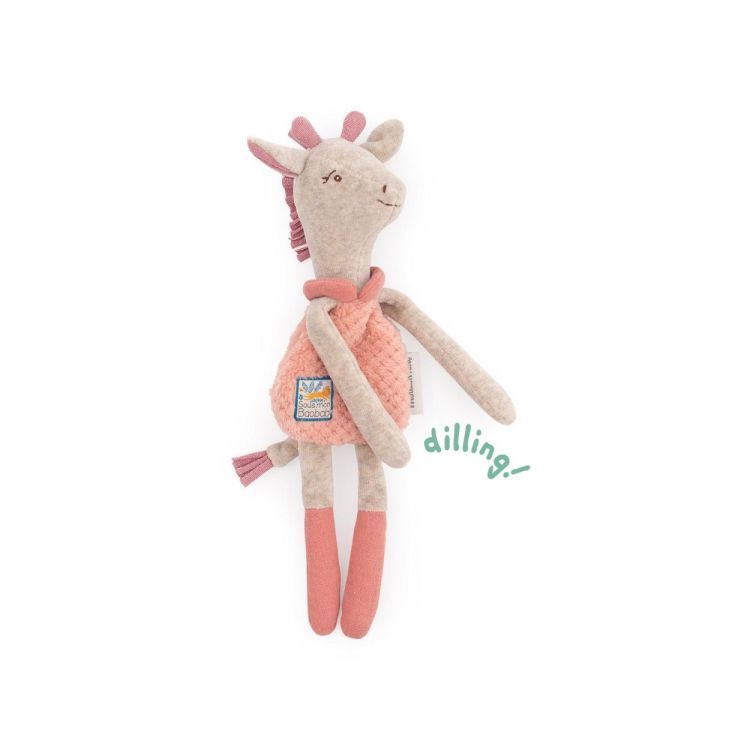 Moulin Roty Knuffel Rammelaar 'Giraf' Sous mon Baobab (669025) - SPADT - speelgoed met advies