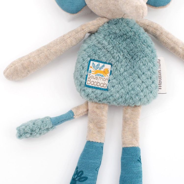 Moulin Roty Knuffel Rammelaar 'Olifant' Sous mon Baobab (669024) - SPADT - speelgoed met advies