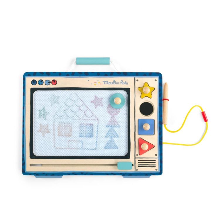 Moulin Roty Magnetisch Tekenbord Puce & Pilou (684085) - SPADT - speelgoed met advies