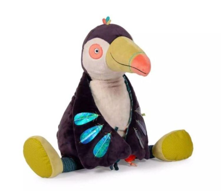 Moulin Roty Mega Activiteitenknuffel Toekan (668089) - SPADT - speelgoed met advies