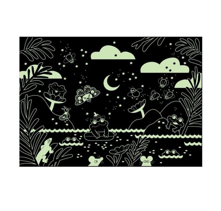 Moulin Roty Puzzel glow in the dark In het maanlicht (24 st) La mare (689401) - SPADT - speelgoed met advies