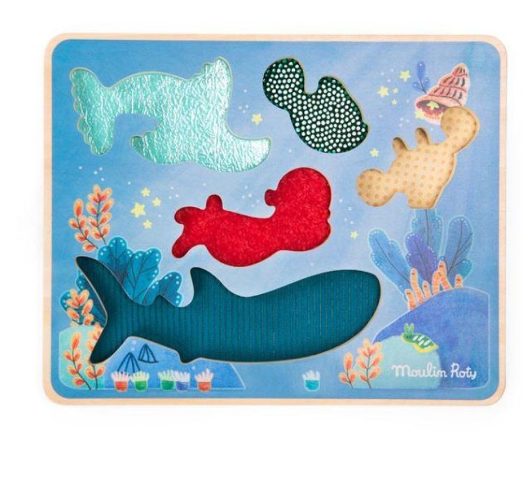 Moulin Roty Sensorische Puzzel 'Les Avontures de Paulie' (676381) - SPADT - speelgoed met advies