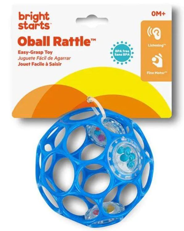 Oball Rammelaar Blauw (K12281) - SPADT - speelgoed met advies