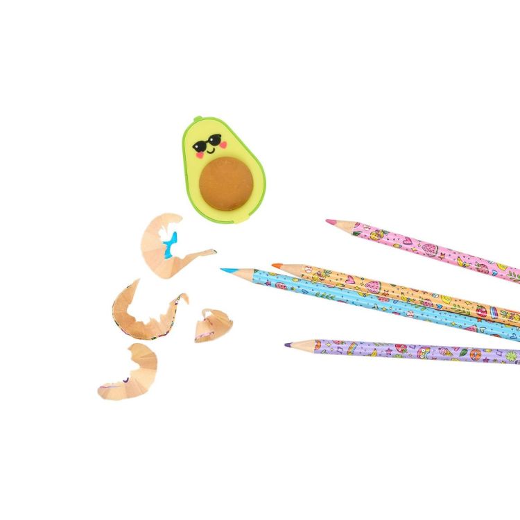 Ooly Avocado Love Gommetjes en Slijper (02.112.113) - SPADT - speelgoed met advies