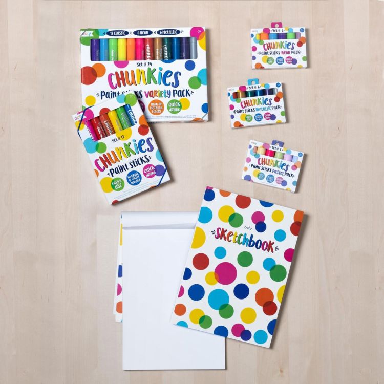 Ooly Chunkies Paint Sticks Classic (02.126.004) - SPADT - speelgoed met advies