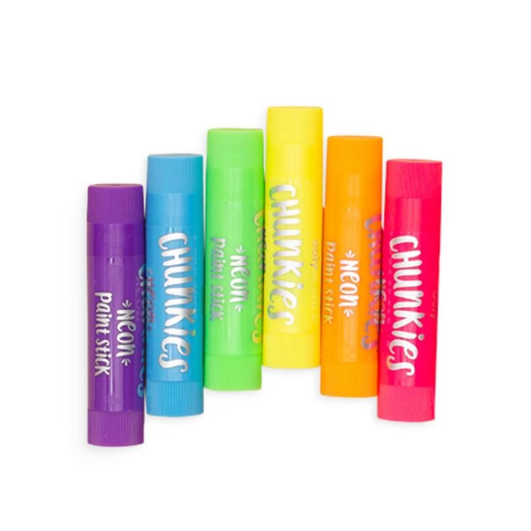Ooly Chunkies Paint Sticks Neon (02.126.014) - SPADT - speelgoed met advies