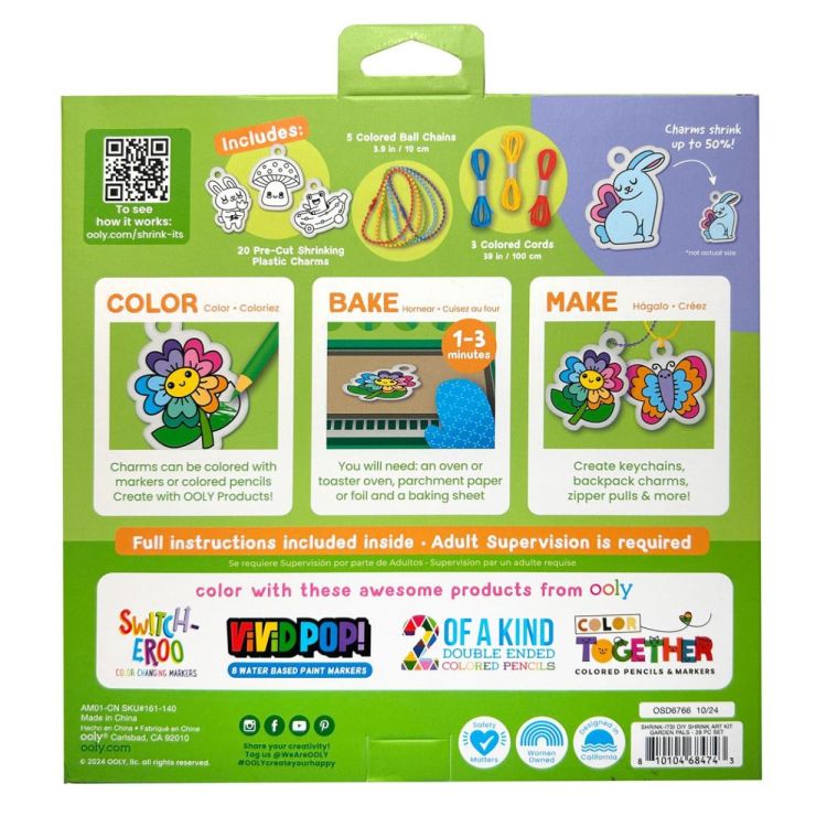 Ooly Shrink-Its Art Kit Garden Pals (02.161.140) - SPADT - speelgoed met advies