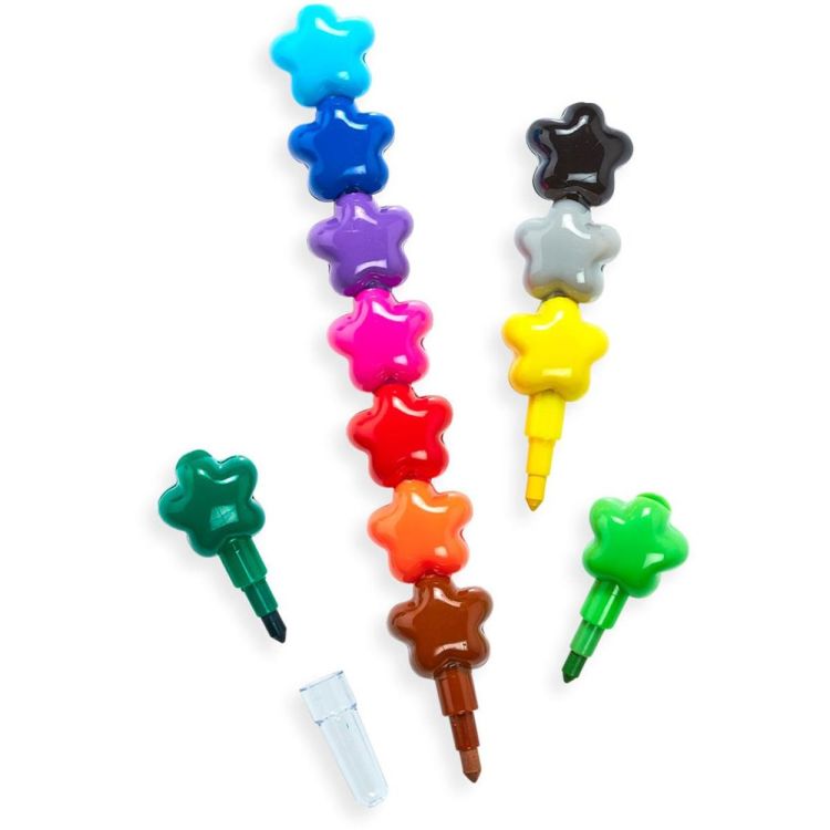 Ooly Stack of Stars Stacking Crayons (02.133.089) - SPADT - speelgoed met advies