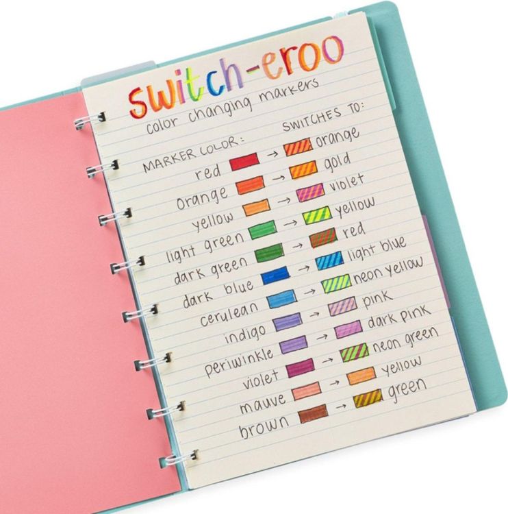 Ooly Switch-Eroo Glittery Color Changing Markers (02.130.124) - SPADT - speelgoed met advies