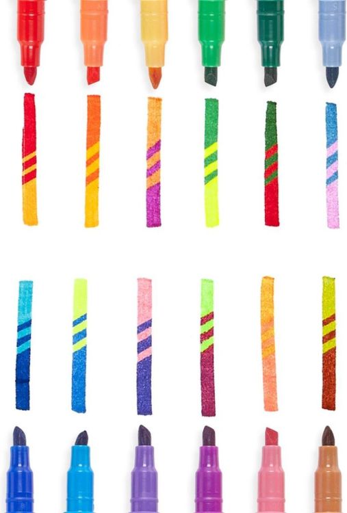 Ooly Switch-Eroo Glittery Color Changing Markers (02.130.124) - SPADT - speelgoed met advies