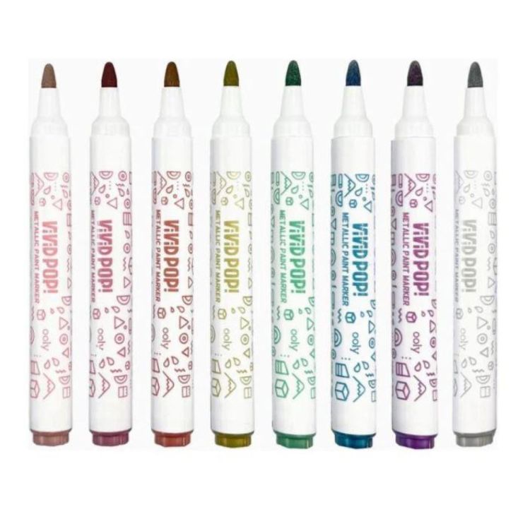 Ooly Vivid Pop! Paint Markers Metallic (02.130.119) - SPADT - speelgoed met advies
