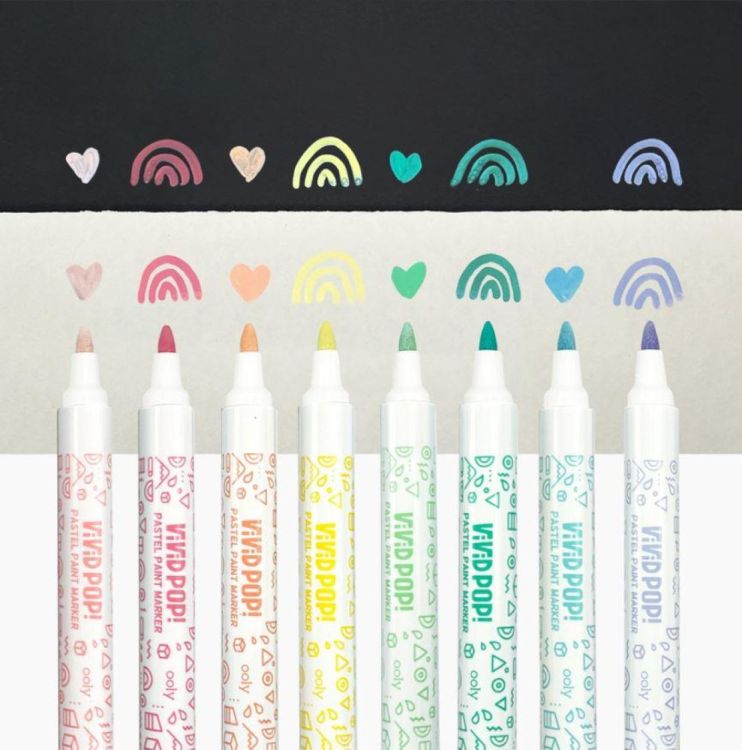 Ooly Vivid Pop! Paint Markers Pastel (02.130.118) - SPADT - speelgoed met advies