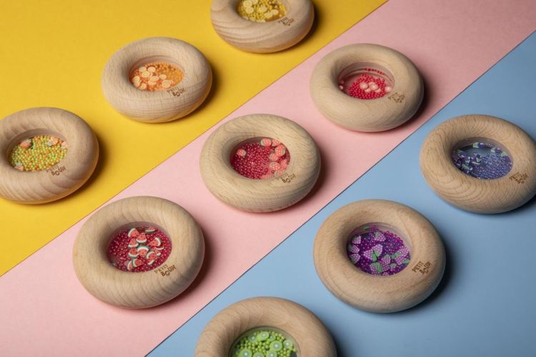 Petit Boum Sensorische Donut Aardbeien (PBSDSTRA) - SPADT - speelgoed met advies