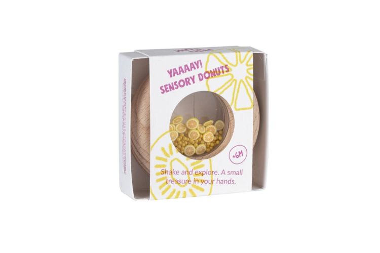 Petit Boum Sensorische Donut Citroenen (PBSDLEM) - SPADT - speelgoed met advies