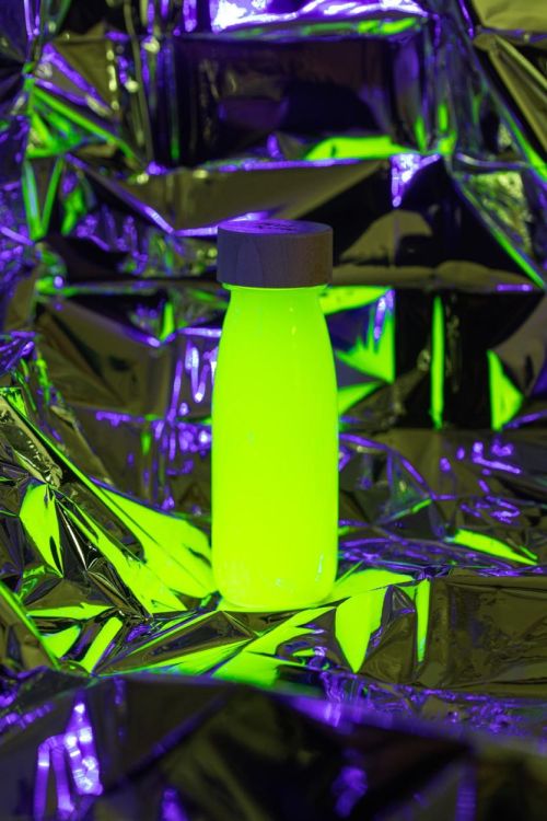 Petit Boum Sensorische Fles Geel Fluo (PBFFLUOY) - SPADT - speelgoed met advies