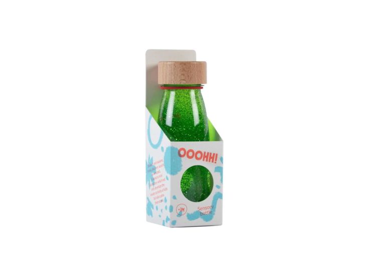 Petit Boum Sensorische Fles Groen (PBFGREEN) - SPADT - speelgoed met advies