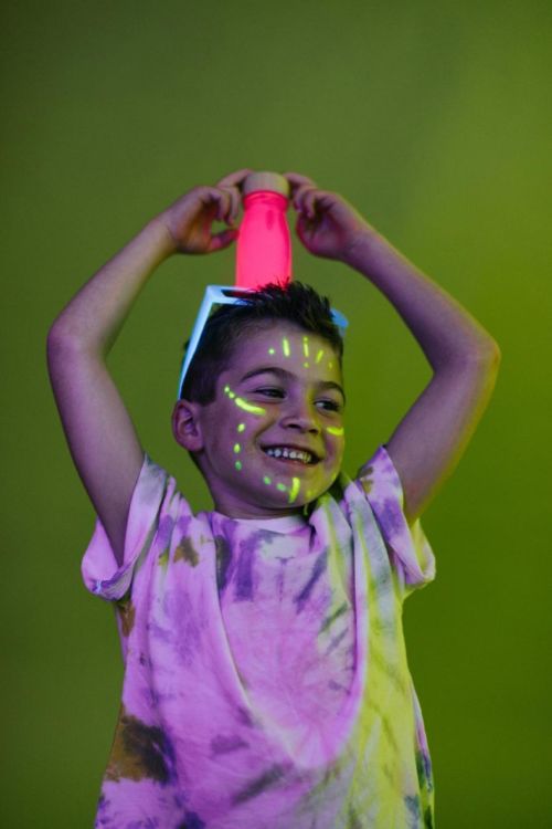 Petit Boum Sensorische Fles Roze Fluo (PBFFLUOP) - SPADT - speelgoed met advies