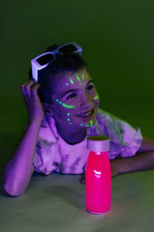Petit Boum Sensorische Fles Roze Fluo (PBFFLUOP) - SPADT - speelgoed met advies