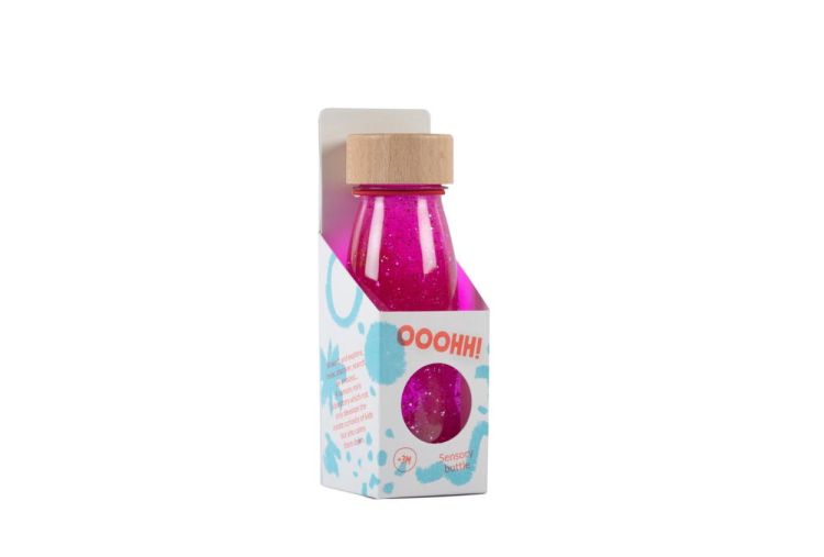 Petit Boum Sensorische Fles Roze (PBFPINK) - SPADT - speelgoed met advies