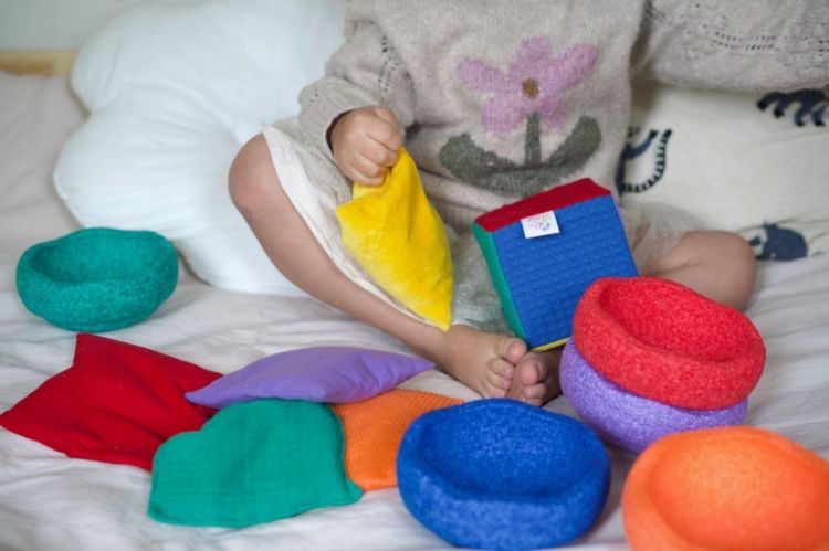 Pit & Play Dobbelstein Regenboog () - SPADT - speelgoed met advies