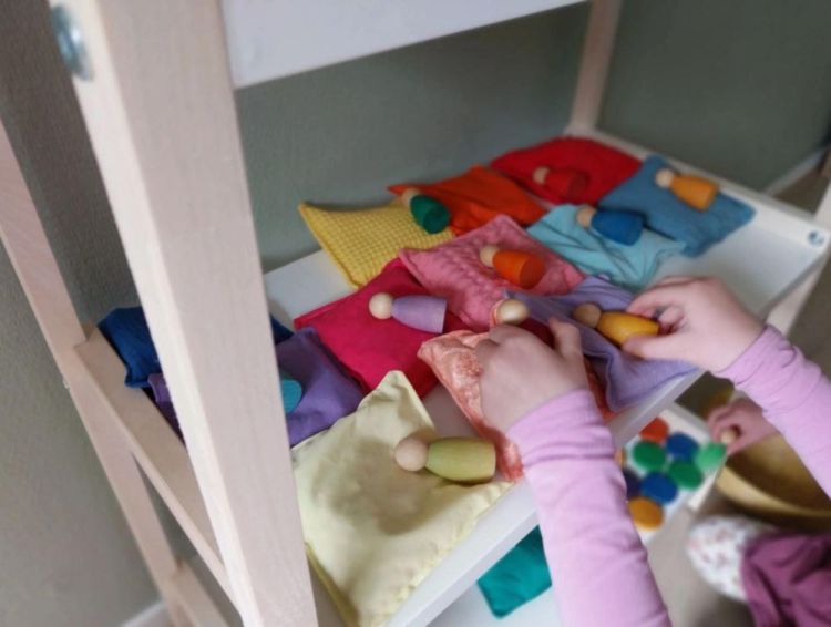 Pit & Play Pittenzakjes Pastel Regenboog Set () - SPADT - speelgoed met advies