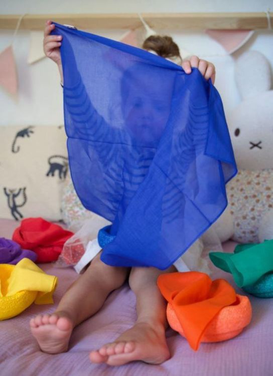 Pit & Play Speeldoekje Blauw () - SPADT - speelgoed met advies