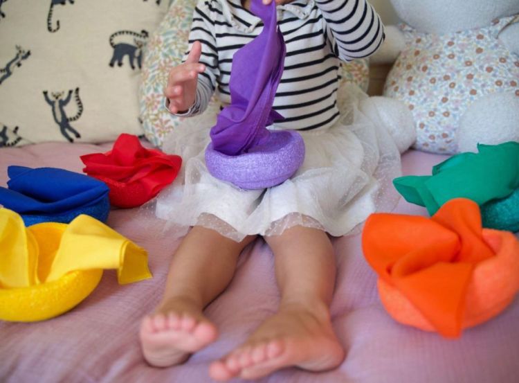 Pit & Play Speeldoekje Paars () - SPADT - speelgoed met advies