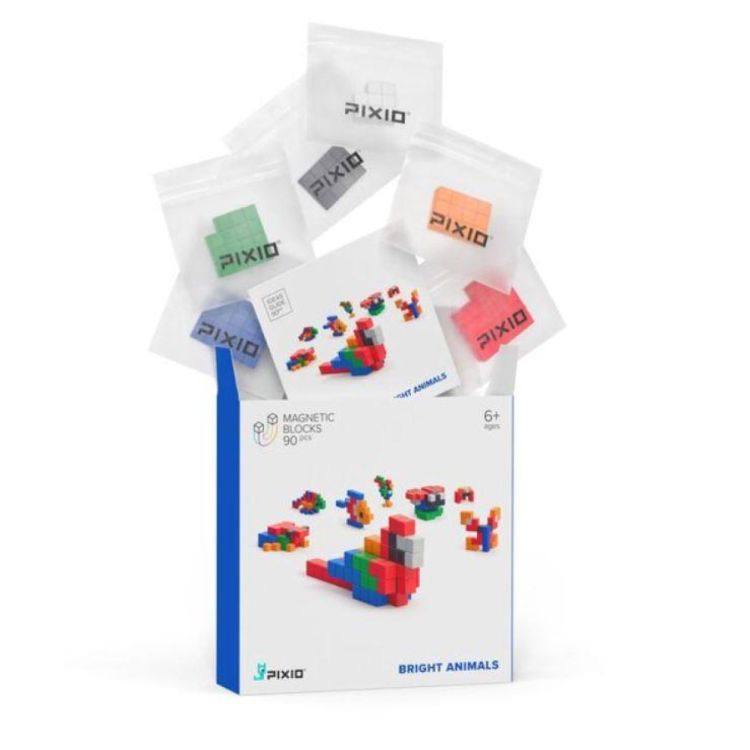 Pixio Bright Animals Magnetische Blokjes (PX-30104) - SPADT - speelgoed met advies