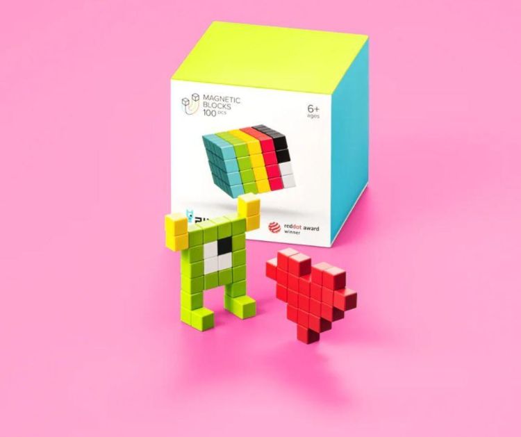 Pixio Design 100 Magnetische Blokjes (PX-20102) - SPADT - speelgoed met advies