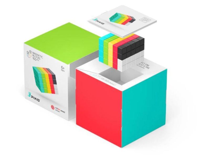 Pixio Design 100 Magnetische Blokjes (PX-20102) - SPADT - speelgoed met advies