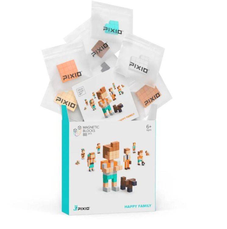 Pixio Happy Family Magnetische Blokjes (PX-30103) - SPADT - speelgoed met advies