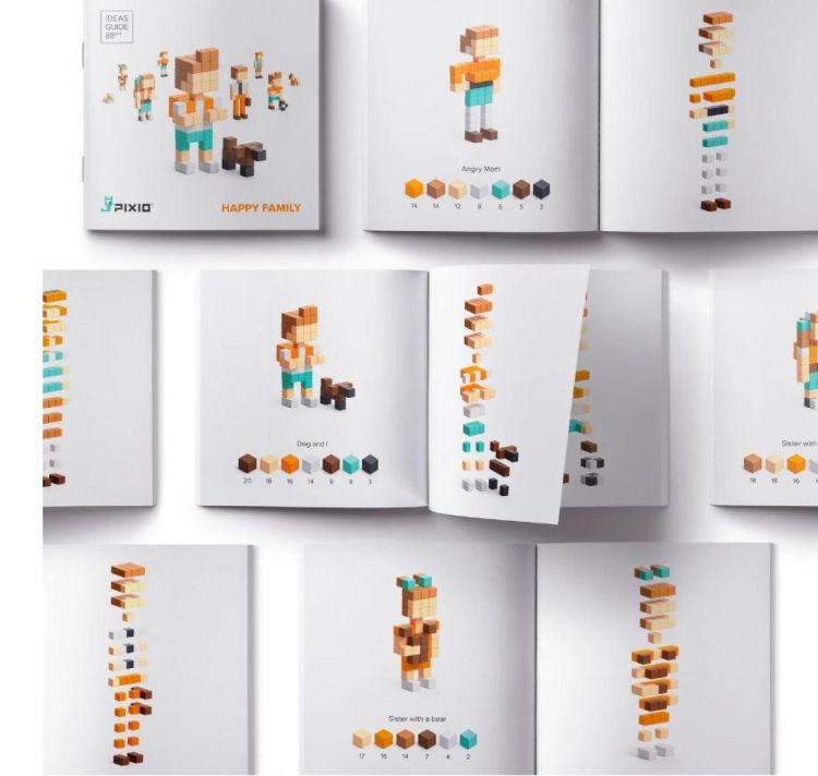 Pixio Happy Family Magnetische Blokjes (PX-30103) - SPADT - speelgoed met advies