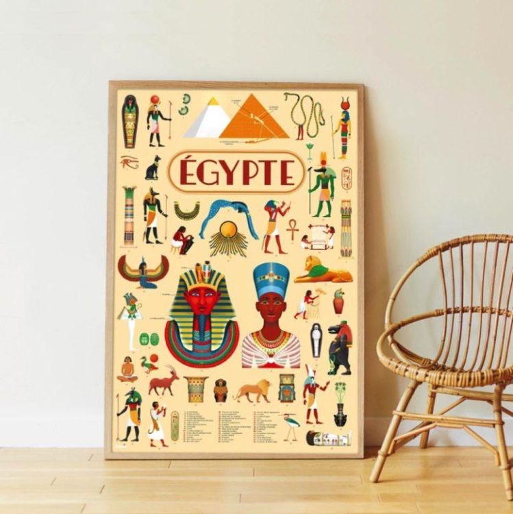 Poppik Poppik Sticker Poster - Egypte (DIS022) - SPADT - speelgoed met advies