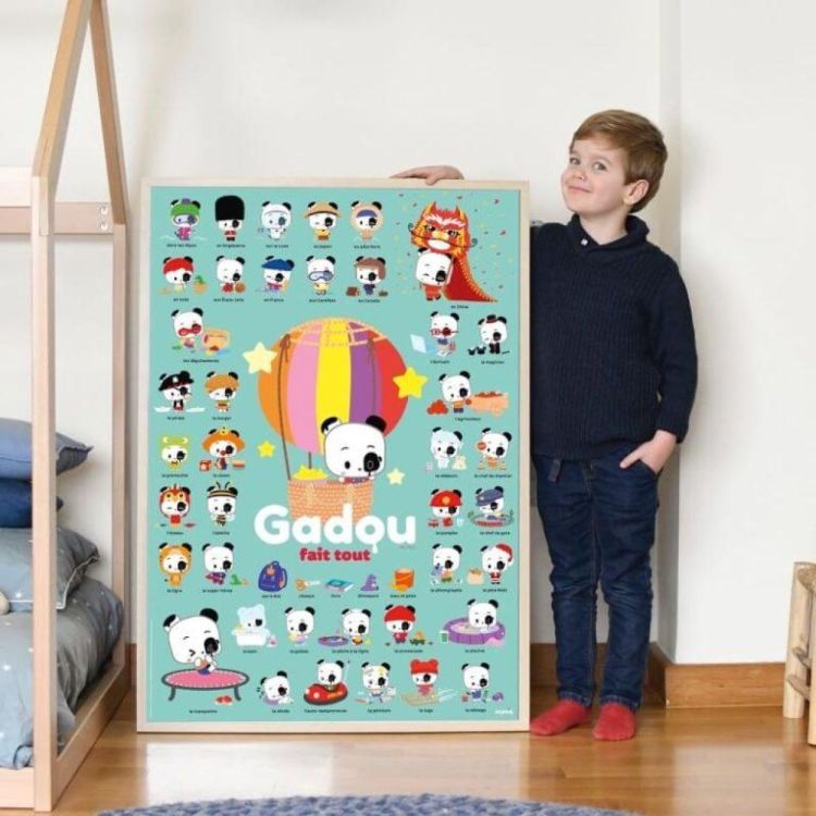 Poppik Poppik Sticker Poster - Gadou (DIS014) - SPADT - speelgoed met advies